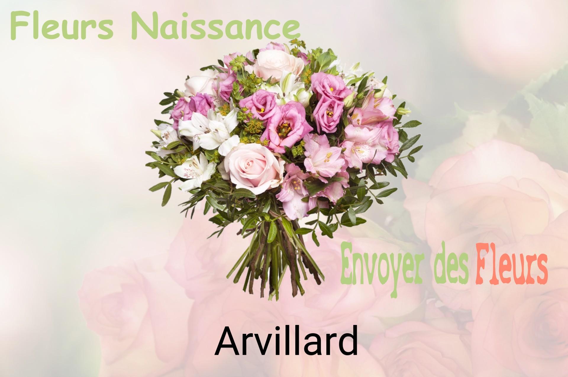 Bouquet de fleurs de naissance livré à Arvillard