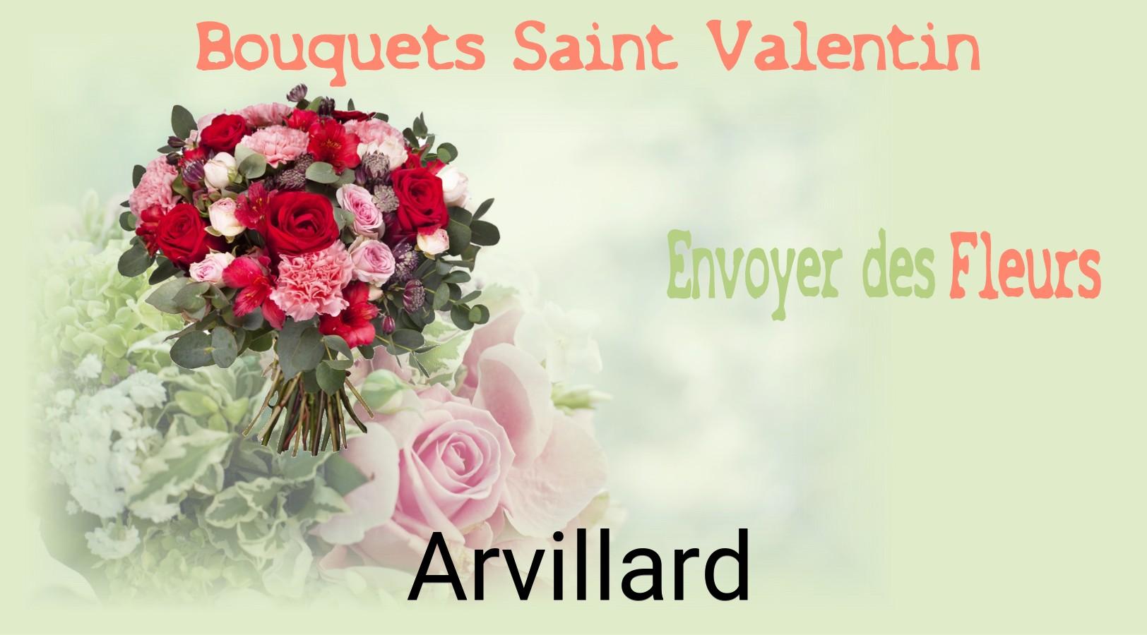 Roses de Saint-Valentin livrées à Arvillard